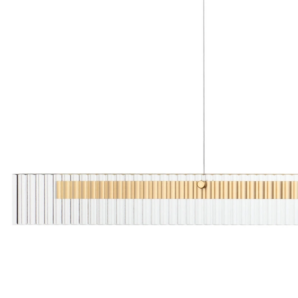 Zwieszana lampa nad wyspę LONGIN ST-10538P-L120 LED 15W 3000K listwa złoty