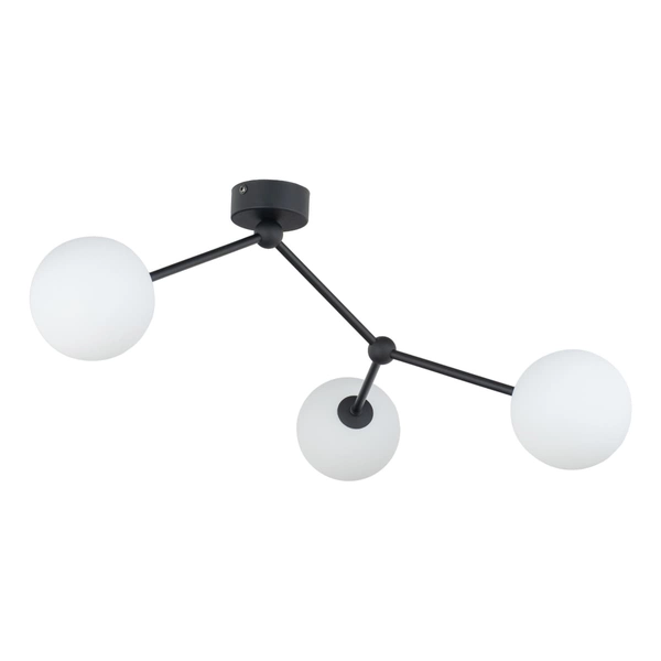 Molekułowa lampa sufitowa potrójna Fairy 4854 TK Lighting czarna biała
