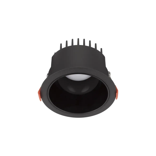 Okrągła lampa sufitowa wpustowa ARAMIEL LE65120 20W 3000K czarna