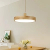 Lampa wisząca do jadalni Woody LWWOOD LED 18W 3000K drewniana