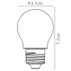 Klasyczna żarówka LED 49021/04/60 E27 4W 2700K 360lm szklana przezroczysta