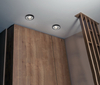 Minimalistyczne oczko sufitowe Ssu regulowana lampa czarna