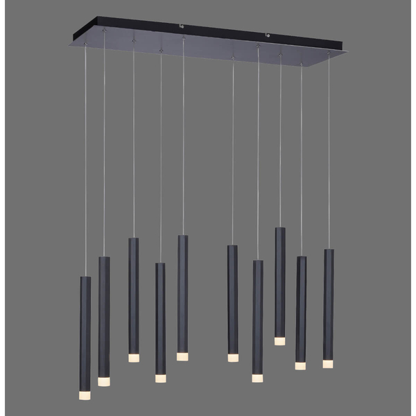 Zawieszana lampa nad wyspę BRUNO 15206-18 LED 52W 3000K sople czarny