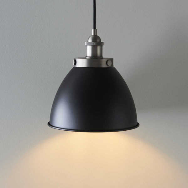 Jadalniana lampa wisząca Franklin 98750 Endon vintage cyna czarna