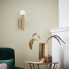 Ścienna lampa kula Lucky 90053/31 art deco mosiądz OUTLET