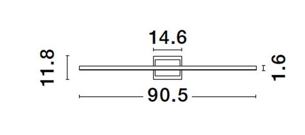 Kinkiet nad obraz HIDALGO LE42865 Luces Exclusivas galeryjka LED 21W 3000K biały