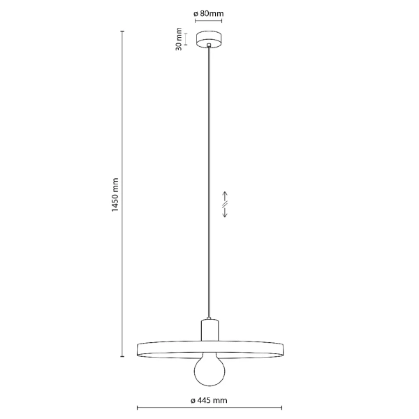 Nad stół wisząca lampa Sila 10758 metalowy abażur brązowy beżowy