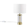 Lampka na stolik nocny Grazia R51711008 RL Light przezroczysta mosiądz biała