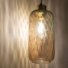 Wisząca lampa Pescara 4575 do jadalni nad stół bursztynowa czarna