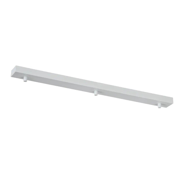 Podłużny uchwyt do lampy Universal base SPR-BASE-03-W metalowy biały