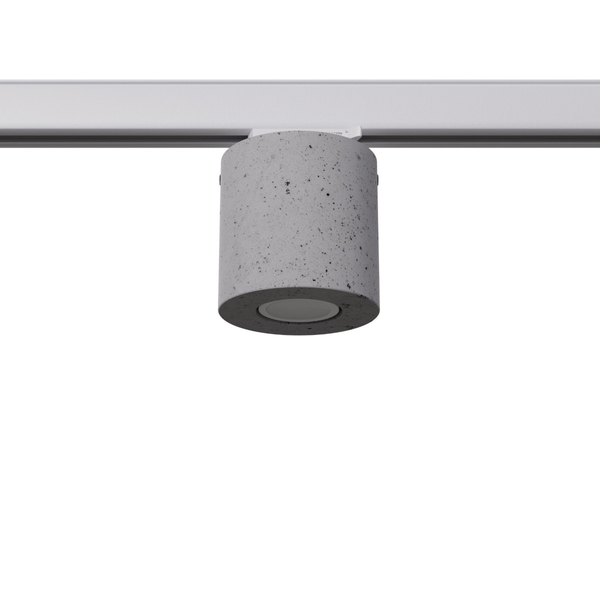 Sufitowa lampa betonowa do systemu trójfazowego ORBIS MYL.00119 szara