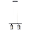 Wisząca lampa glamour 6791/2 8C crystals do kuchni chrom