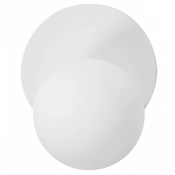 Sypialniany kinkiet ścienny Refa RFA11000 krągły kula biały