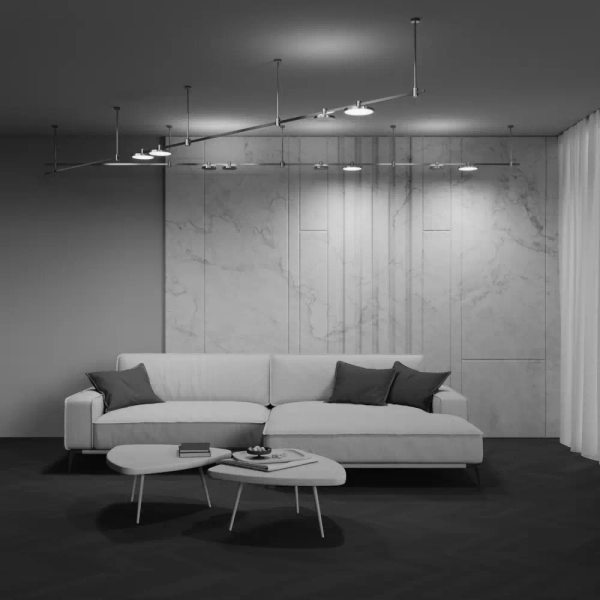 Lampa do szyn magnetyczna Plato TR153-1-10W2.7K-BS-DE LED 10W 2700K mosiądz