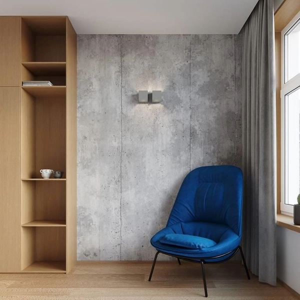 Kinkiet LAMPA ścienna SL.0658 loftowa OPRAWA metalowa cubes kostki szare