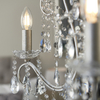 Żyrandol z kryształkami L&-195524 Light& pałacowy na łańcuchu srebrny