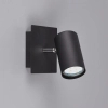 Nowoczesna lampa ścienna MARLEY 802400132 czarna tuba 1xGU10 IP20