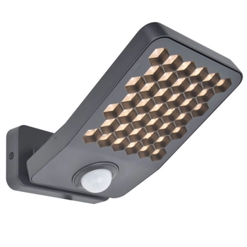 Zewnętrzna lampa na elewację ATLANTIS 7801607118 LED 14W 3000K IP54 szara