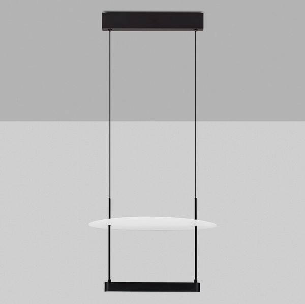 Lampa wisząca TIRAQUE LE44632 LED 29W 2700K na listwie czarna biała