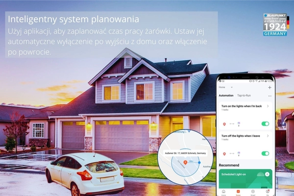 Żarówka Blaupunkt E27-9W-SMART LED 9W 3000K-6500K kolorowa