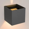 Lampa ścienna kostka XIO 09217/04/36 Lucide kwadratowa szara