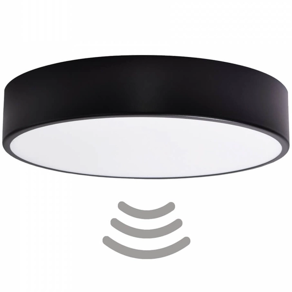 Plafon ogrodowy 137623600059 outdoor z sensorem ruchu IP54 czarny