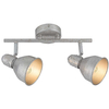 Sufitowa LAMPA industrialna THELMA 5387 Rabalux metalowa OPRAWA regulowane reflektorki antyczne srebro
