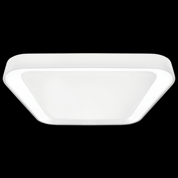 Sypialniana lampa sufitowa Quadro LED 66W 3000-6000K nad łóżko biała