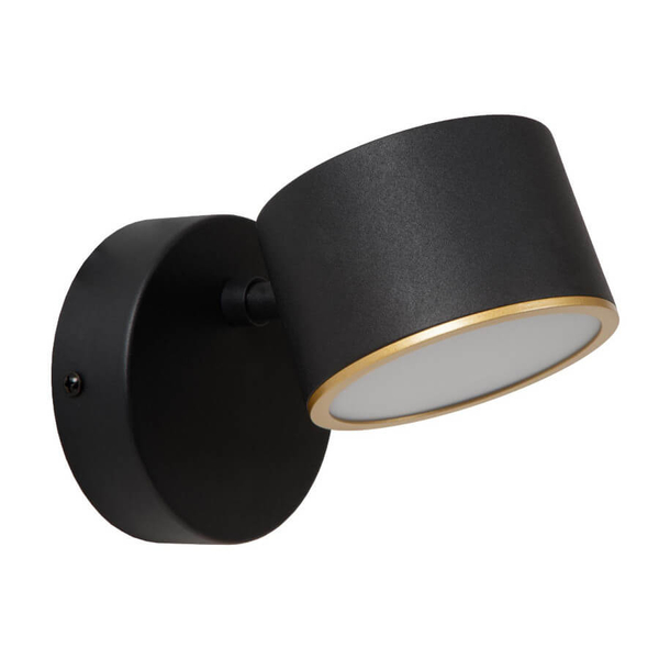Ścienna lampa metalowa GIAN 44217/08/30 LED 9W 2700K czarna złota