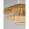 Sznurkowa wisząca lampa LOREZIA LE45373 boho do salonu brązowa