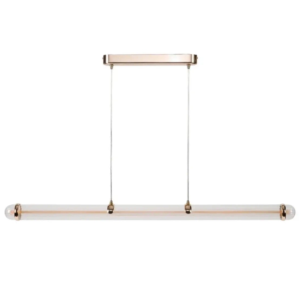 Zwis lampa nad wyspę Filo ABIGALI-LUCE LED 30W 3200K IP40 biała złota