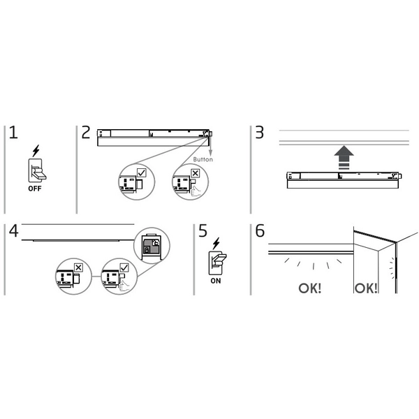 Lampa do szyn magnetycznych 1-fazowych Focus 10644 Nowodvorski LED 9W 4000K czarna