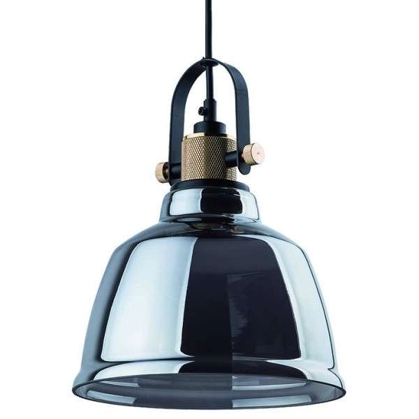 Industrialna LAMPA wisząca AMALFI 9152 Nowodvorski regulowana OPRAWA loftowy ZWIS szklany srebrny