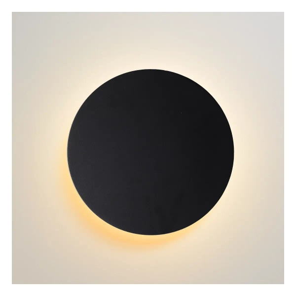 Ścienna lampa okrągła Eklyps 46201/06/30 LED 6W 3000K do salonu czarna
