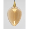Szklana lampa sufitowa VAZENDO LE45118 LED 6W 3000K złota czarna