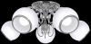 Sufitowa lampa glamour 8875/5 8C do jadalni szklana chrom