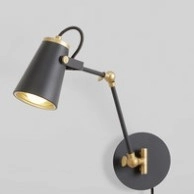 Ścienna lampa loftowa Edward 208870132 regulowany kinkiet czarny