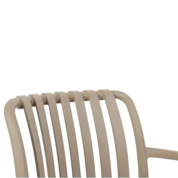 Krzesło na zewnątrz STRIPS KH1501100283 King Home minimalistyczne beżowe