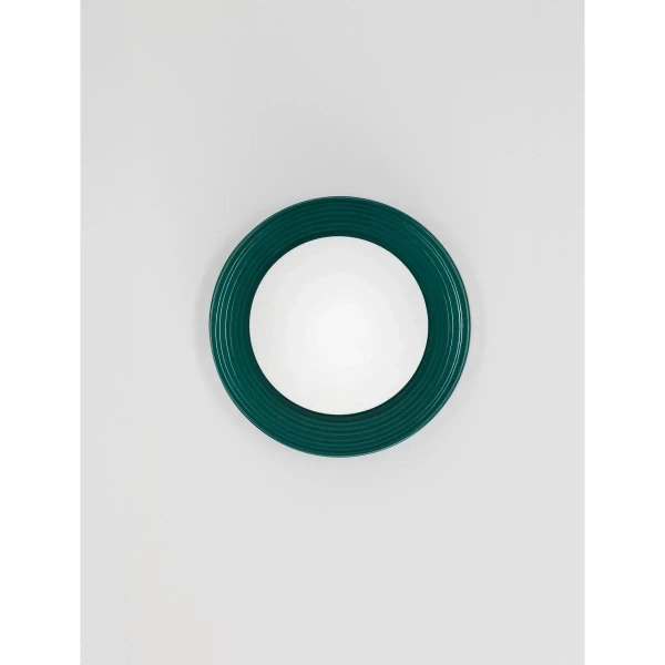 Naścienna lampa porcelanowa MALVANO LE45264 okrągła zielona