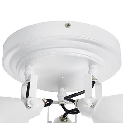 Regulowana LAMPA sufitowa FJÄLLBACKA 108083 Markslojd łazienkowa OPRAWA metalowe reflektorki IP44 białe