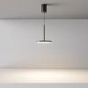 Okrągła lampa wisząca Plato P076PL-L12W3K-B LED 12W 3000K czarna
