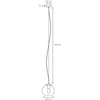 LAMPA wisząca AVIA S 10416115 Kaspa szklana OPRAWA zwis bursztynowy