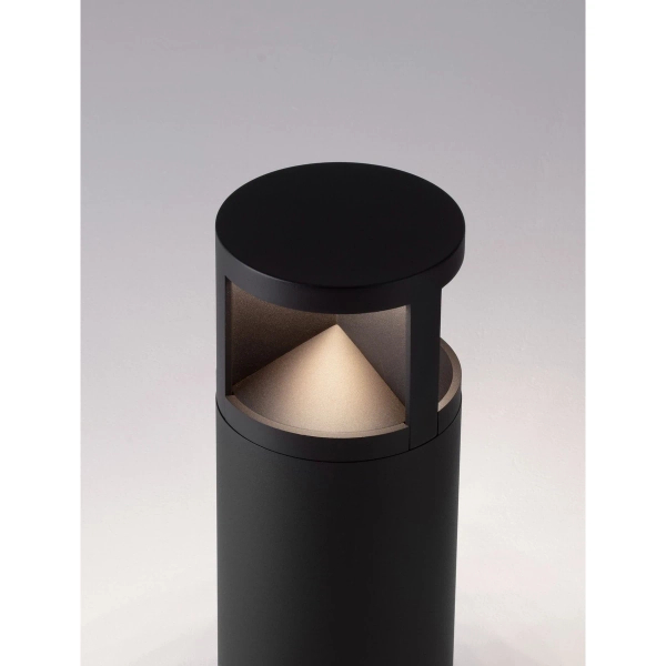 Słupek ogrodowy metalowy NEVARRO LE75126 LED 24W 3000K IP65 czarny