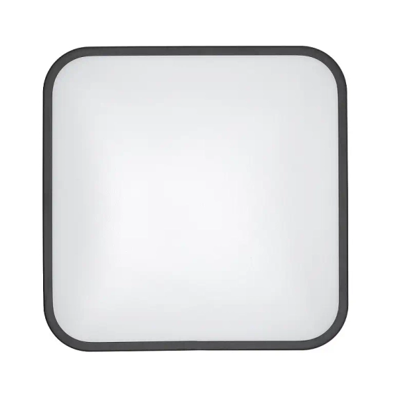 Kwadratowy plafon do kuchni AGNES SQUARE 10983 LED 16W 3000K IP44 czarny