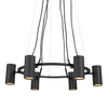 Lampa wisząca PORTO 107357 Markslojd ring metalowy tuby czarne
