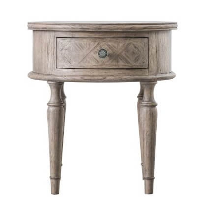 Nocna szafka do sypialni Mustique 5055999224307 drewniana