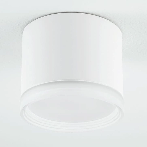 Natynkowa lampa sufitowa Silba 10476 Nowodvorski okrągła tuba biała