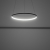 Lampa ring wisząca salonowa Circolo 10812 Nowodvorski LED 21W 3000K czarna