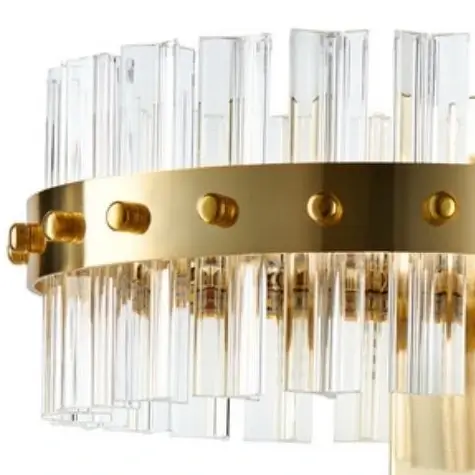 Kinkiet glamour Aura DW925 Step LED 8W kryształki crystals złoty