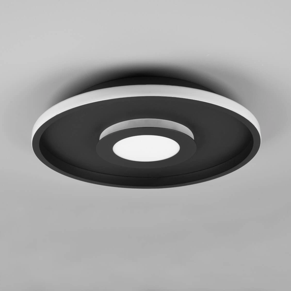 Sufitowy plafon ASCARI 680819332 LED 35W 3000K IP44 czarny biały